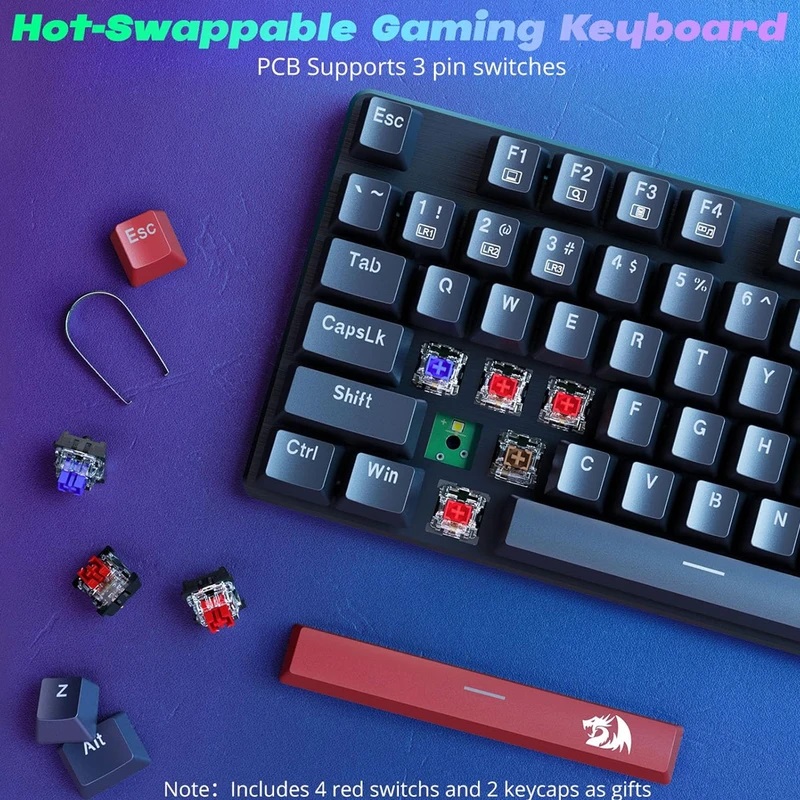 کیبورد گیمینگ ردراگون مدل Sindri K671 RGB