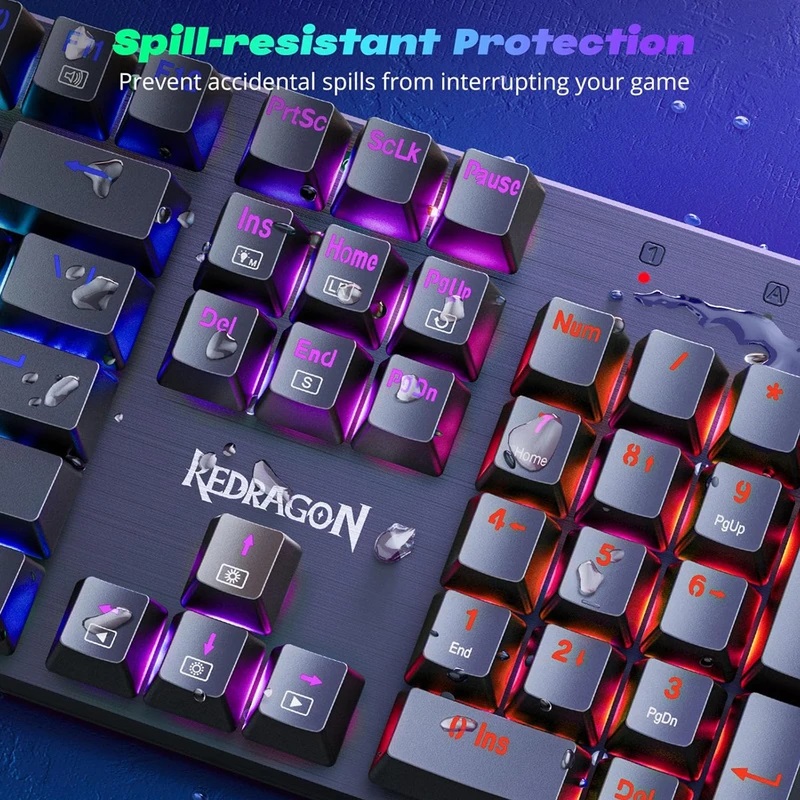 کیبورد گیمینگ ردراگون مدل Sindri K671 RGB