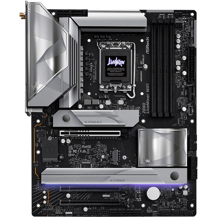 مادربرد ازراک مدل Z890 LiveMixer WiFi DDR5