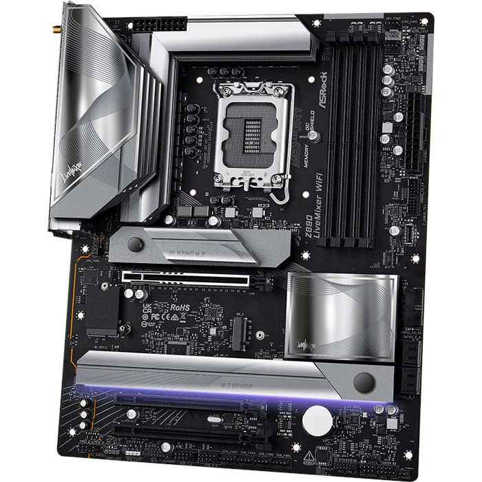 مادربرد ازراک مدل Z890 LiveMixer WiFi DDR5
