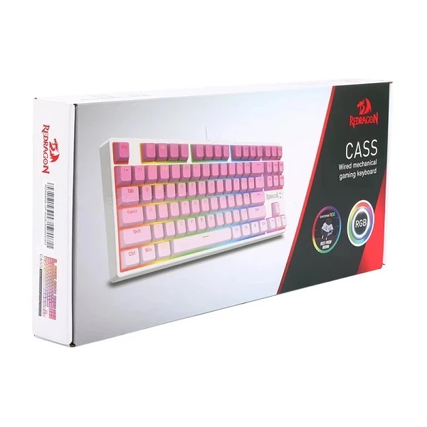 کیبورد ردراگون مدل CASS K645 W-GP RGB