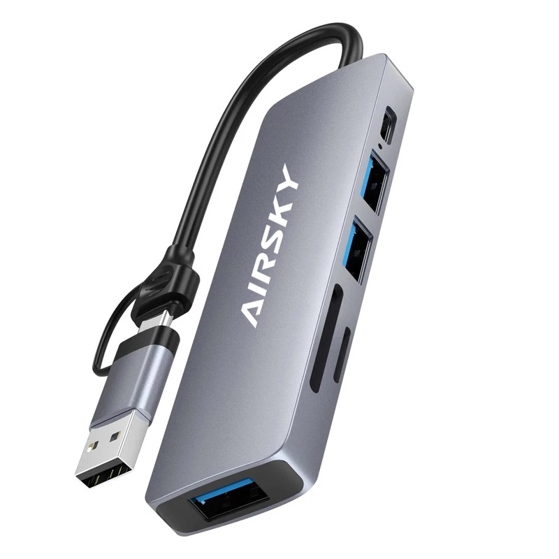 هاب 6 پورت USB3.0 ایراسکای مدل HC-13FL