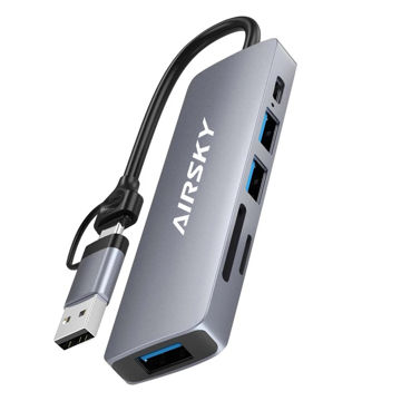 هاب 6 پورت USB3.0 ایراسکای مدل HC-13FL