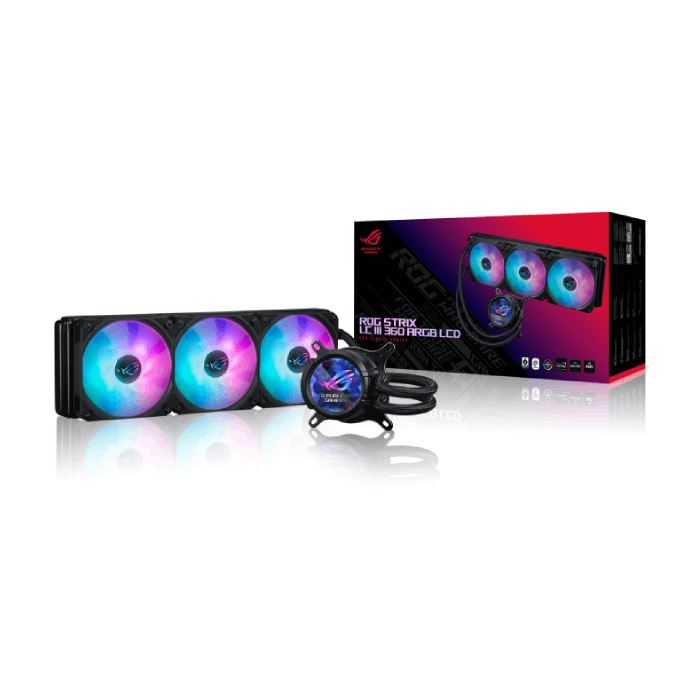 فن مایع پردازنده ایسوس ROG Strix LC III 360 LCD ARGB
