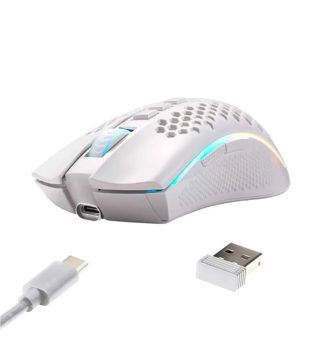 موس گیمینگ ردراگون Storm Pro M808-KS White