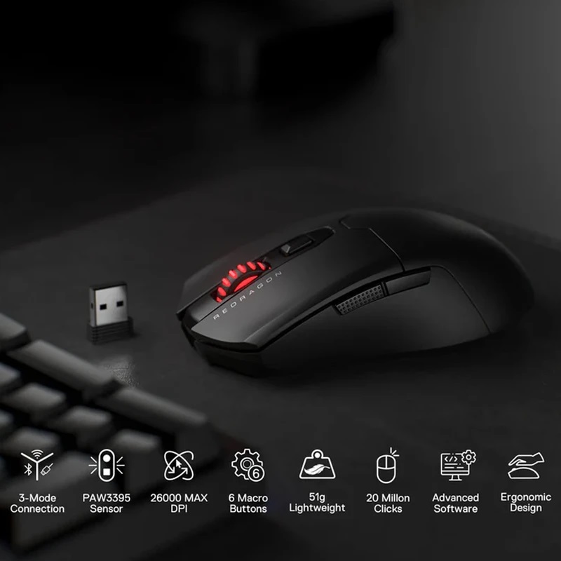 ماوس گیمینگ ردراگون مدل FYZU M995 Pro
