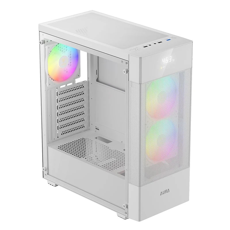 کیس کامپیوتر گیمینگ گیم دیاس مدل AURA GC5 ELITE WH ARGB