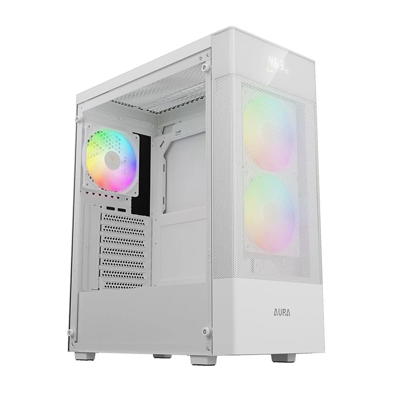 کیس کامپیوتر گیمینگ گیم دیاس مدل AURA GC5 ELITE WH ARGB