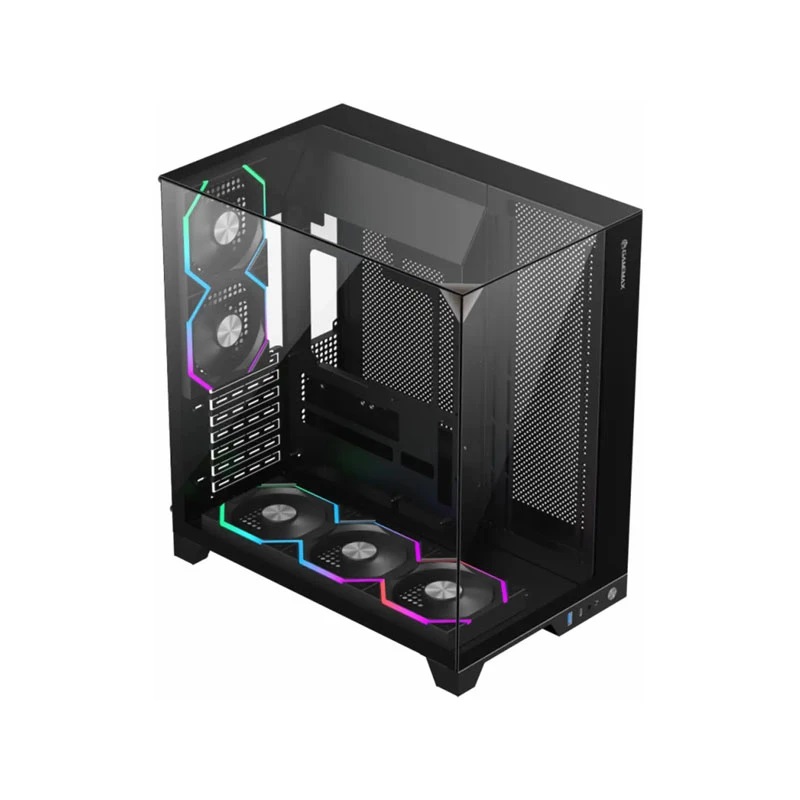 کیس کامپیوتر گیمینگ گیم مکس مدل INFINITY PRO BLACK
