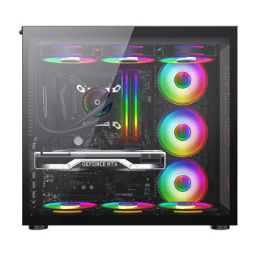 کیس کامپیوتر گیمینگ گیم مکس مدل INFINITY BLACK