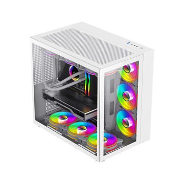 کیس کامپیوتر گیمینگ گیم مکس مدل INFINITY WHITE