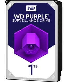 هارددیسک اینترنال وسترن دیجیتال مدل Purple WD10PURZ ظرفیت 1 ترابایت