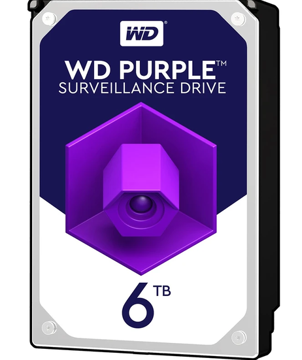 هارددیسک اینترنال وسترن دیجیتال مدل Purple WD10PURZ ظرفیت 6 ترابایت