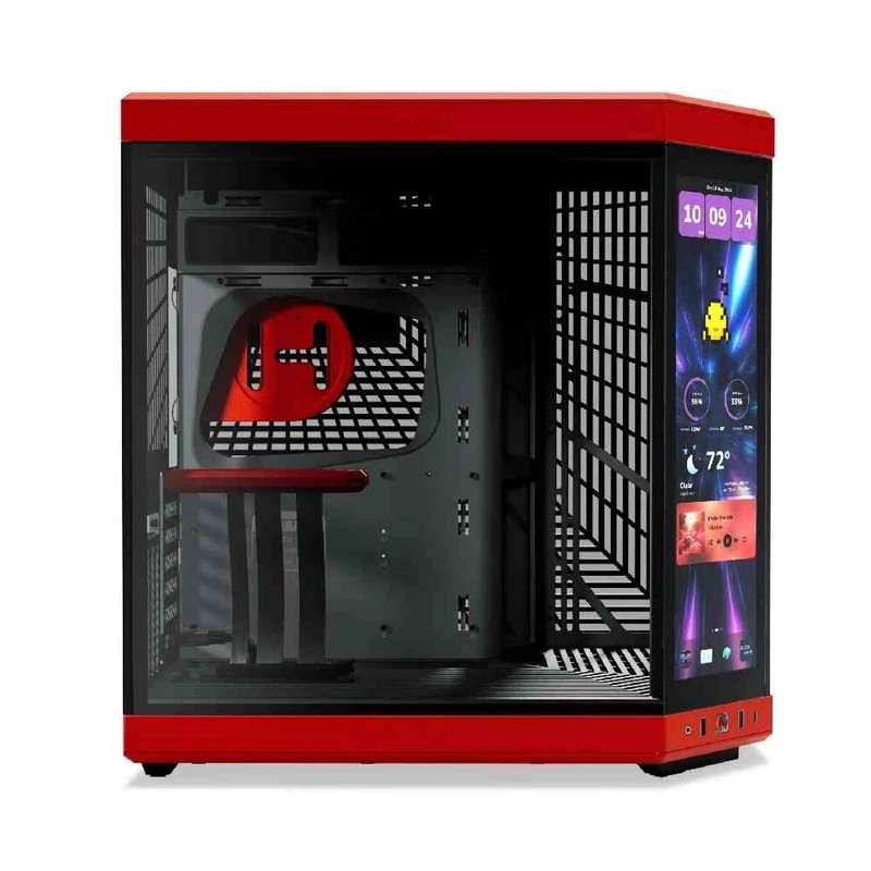 کیس کامپیوتر هایت مدل Y70 Touch Infinite Black Cherry