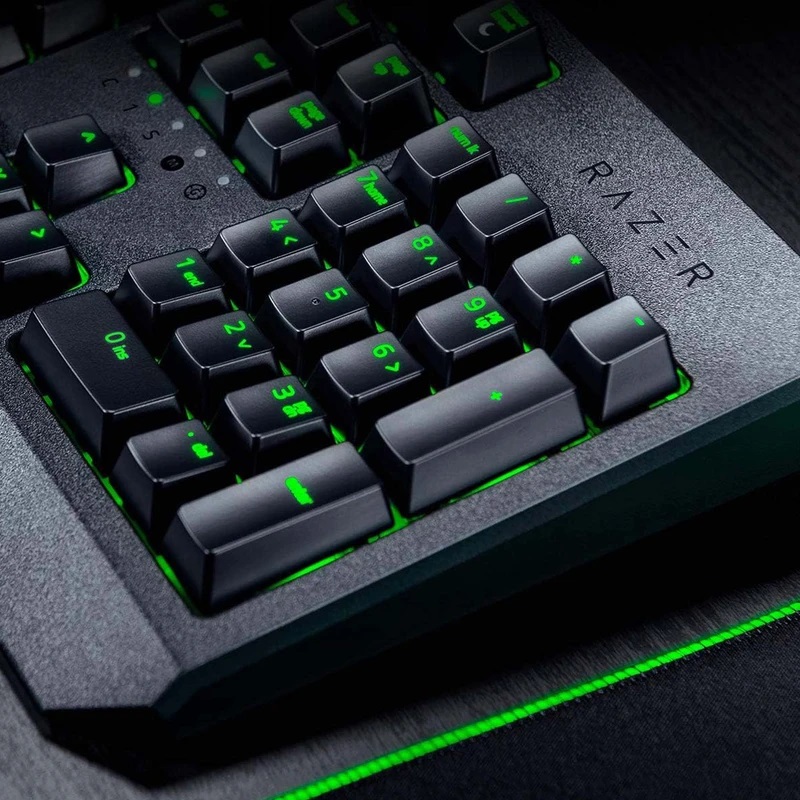 کیبورد گیمینگ ریزر مدل BlackWidow Essential Green Switch