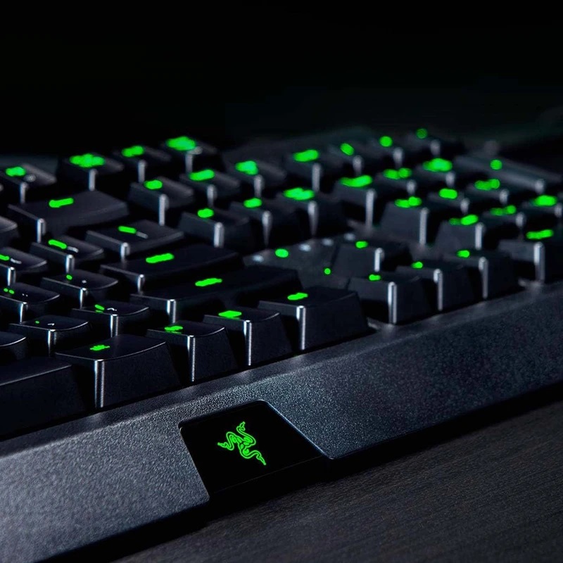 کیبورد گیمینگ ریزر مدل BlackWidow Essential Green Switch