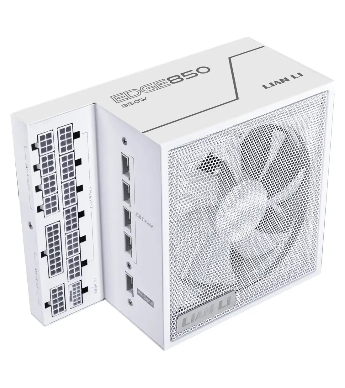 پاور 850 وات لیان لی EDGE GOLD 850 UK White Full Modular