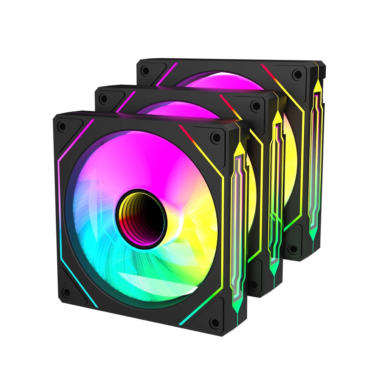 فن کیس ردراگون REDRAGON GC-F015 (3x PACK – BK)