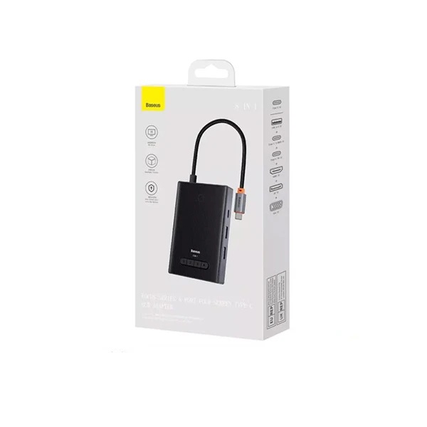 هاب USB-C هشت پورت باسئوس مدل WKYY030413