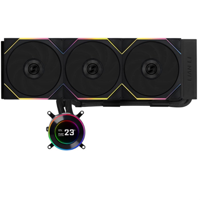 خنک کننده مایع پردازنده لیان لی مدل HydroShift II LCD-C 360CL Black -کپی