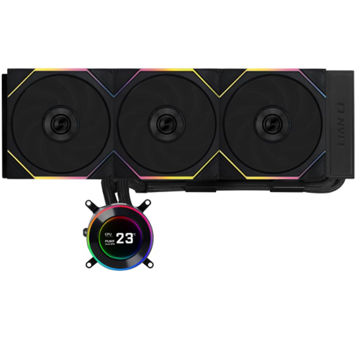 خنک کننده مایع پردازنده لیان لی مدل HydroShift II LCD-C 360CL Black -کپی