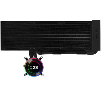 خنک کننده مایع پردازنده لیان لی مدل HydroShift II LCD-C 360CL Black -کپی