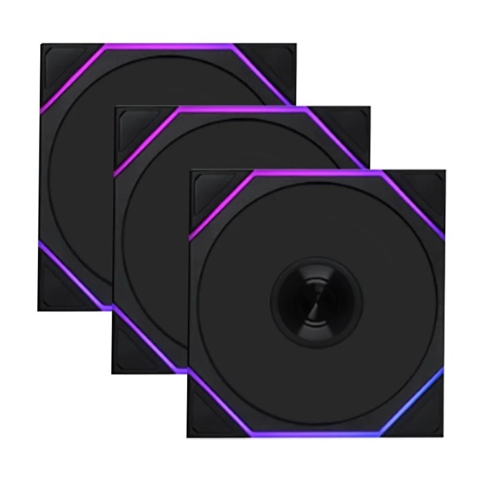UNI FAN TL 120 WIRELESS BLACK 3X