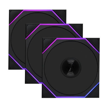 UNI FAN TL 120 WIRELESS BLACK 3X