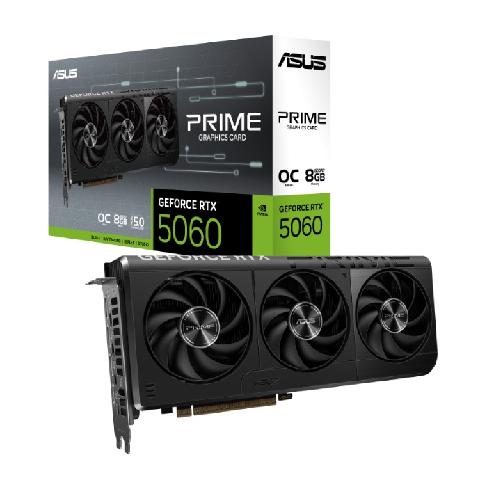 کارت گرافیک ایسوس مدل PRIME GeForce RTX 5060 8GB GDDR7 OC Edition