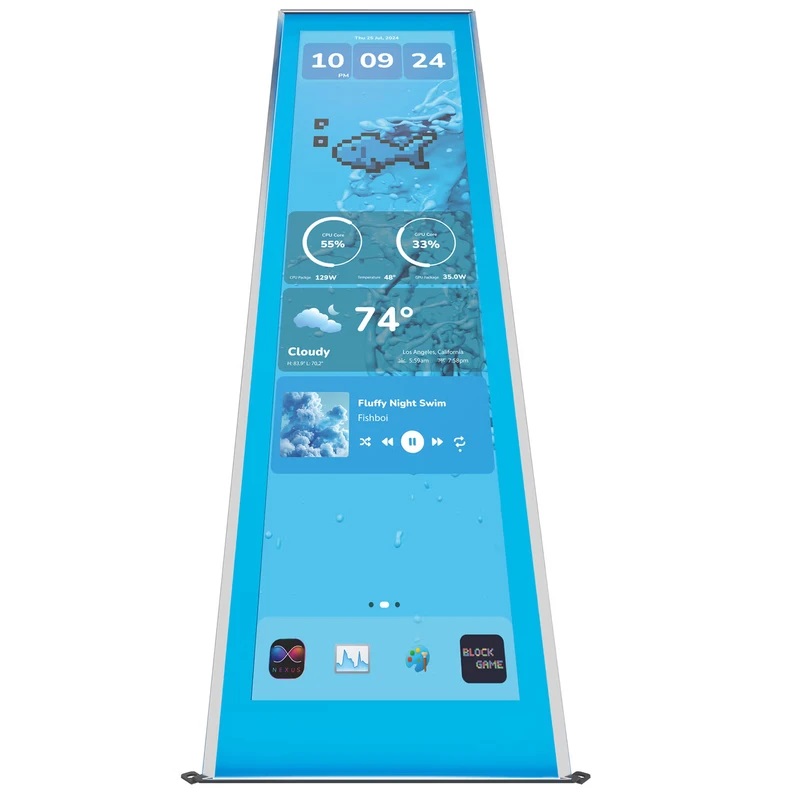 کیس کامپیوتر هایت مدل Y70 Touch Infinite Blueberry Milk