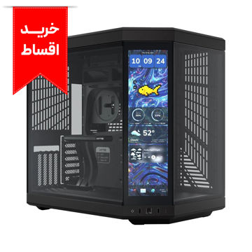 کیس کامپیوتر گیمینگ هایت مدل Y70 TOUCH INFINITE PITCH BLACK + خرید اقساط