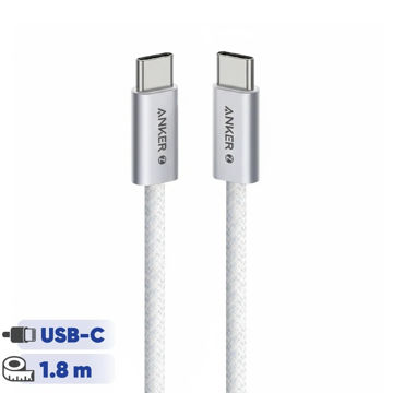 کابل تبدیل USB-C به USB-C انکر مدل Zolo A8060 طول 1.8 متر