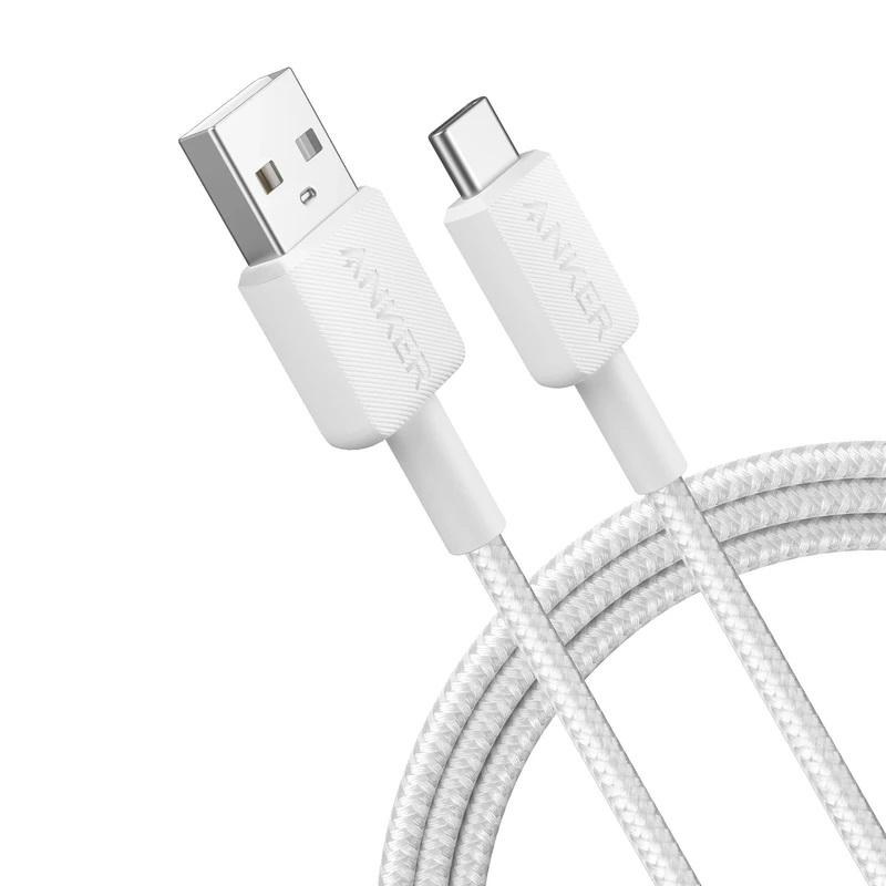 کابل تبدیل USB به USB-C انکر مدل 322 WH/A81H5 طول 0.9 متر
