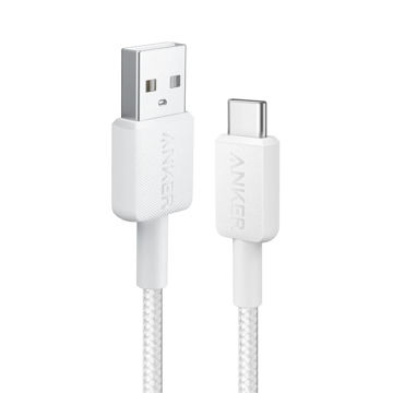 کابل تبدیل USB به USB-C انکر مدل 322 WH/A81H5 طول 0.9 متر
