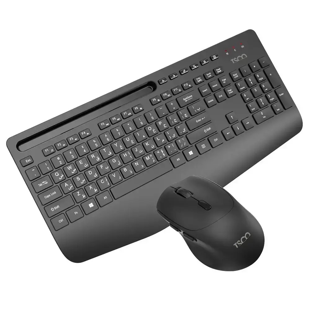 کیبورد و ماوس بی سیم تسکو مدل TKM 7025W