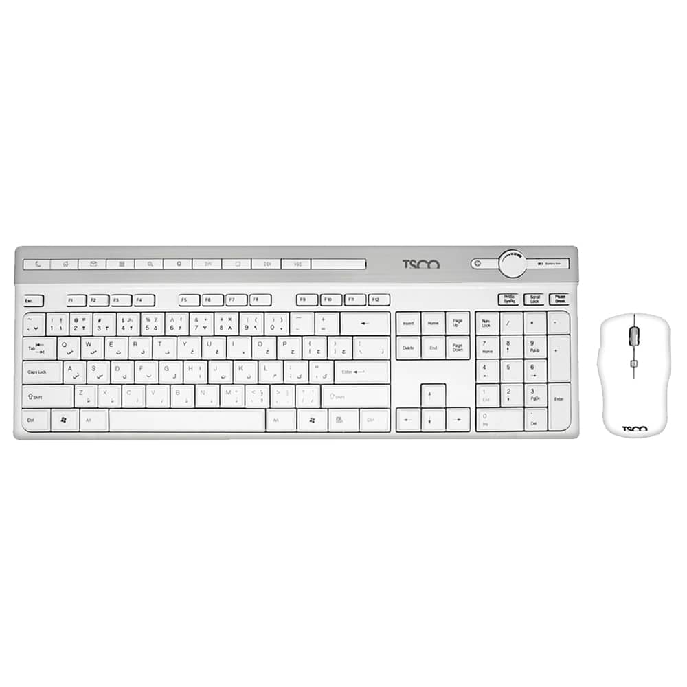 کیبورد و ماوس بی سیم تسکو مدل TKM7106W