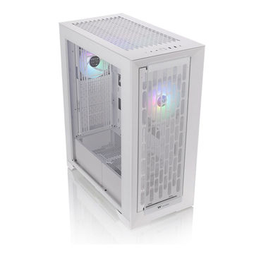کیس گیمینگ ترمالتیک مدل CTE T500 TG ARGB White