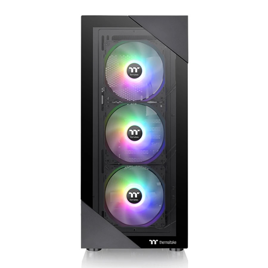 کیس کامپیوتر ترمالتیک مدل VIEW 200 TG ARGB Chassis Black