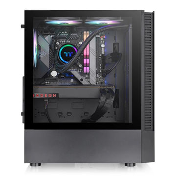 کیس کامپیوتر ترمالتیک مدل VIEW 200 TG ARGB Chassis Black