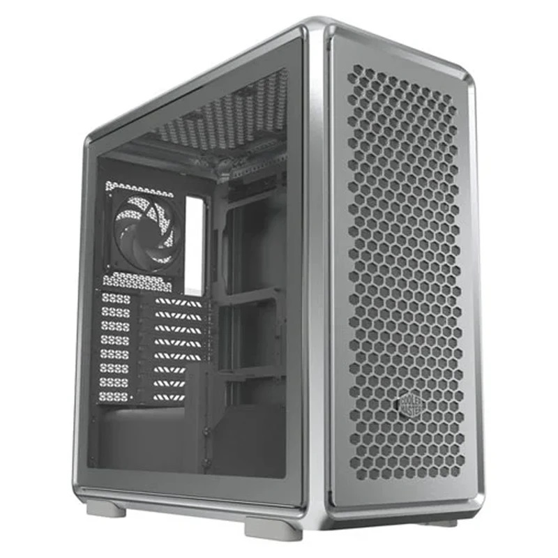 کیس کامپیوتر گیمینگ کولر مستر مدل MASTERFRAME 600 SILVER (SGNN)