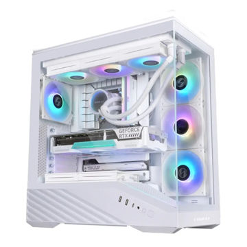 کیس کامپیوتر لیان لی مدل Vector V100R White