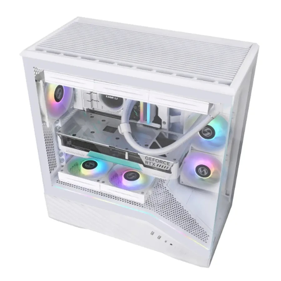 کیس کامپیوتر لیان لی مدل Vector V100R White