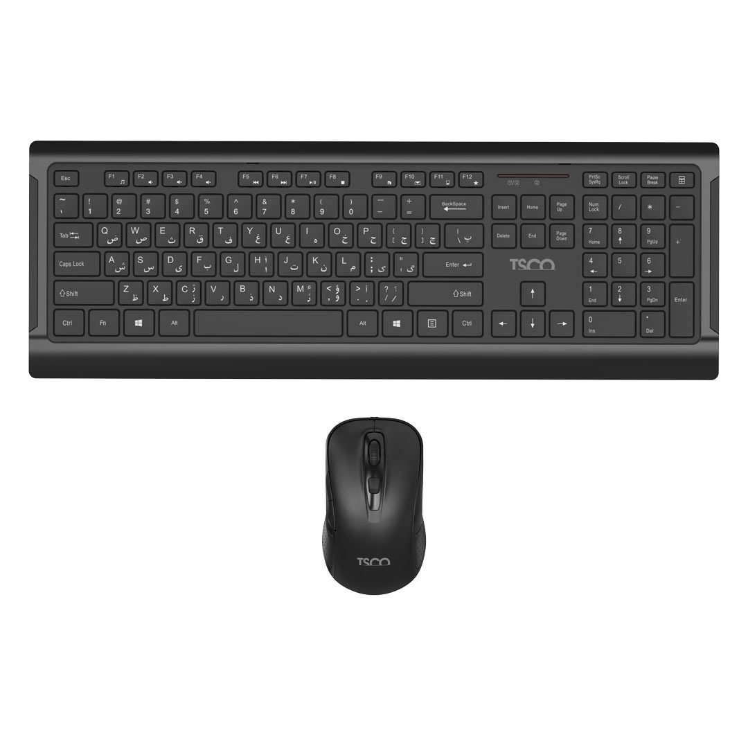 کیبورد و ماوس بی سیم تسکو مدل  TKM 7023 W