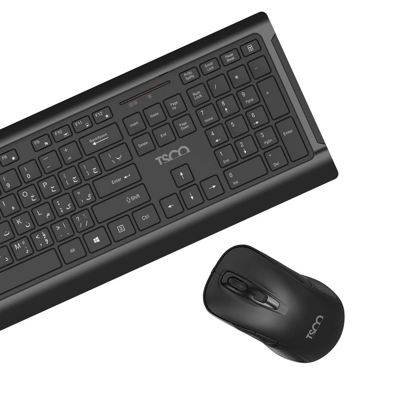 کیبورد و ماوس بی سیم تسکو مدل  TKM 7023 W