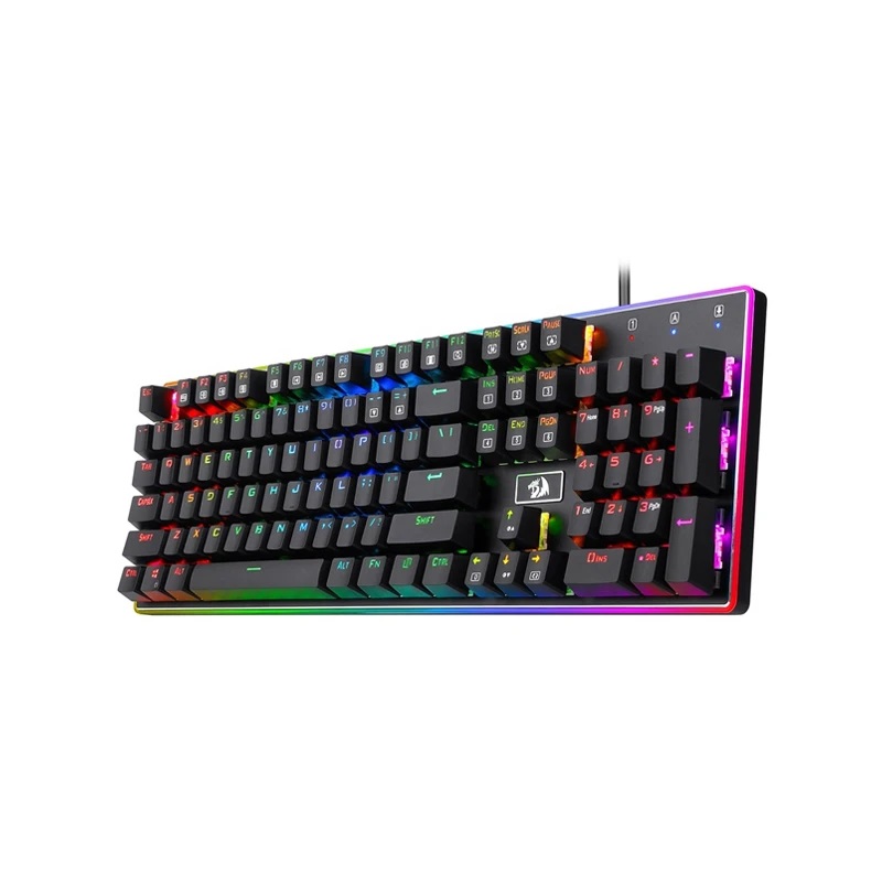 کیبورد مخصوص بازی ردراگون مدل RATRI K595-RGBlBS WRD