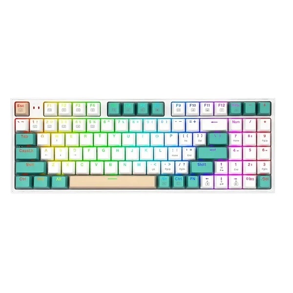 کیبورد مخصوص بازی ردراگون مدل VEIGAR K643WGC-RGB PROWLS