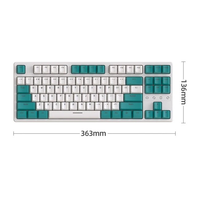 کیبورد مخصوص بازی ردراگون مدل VEIGAR K643WGC-RGB PROWLS