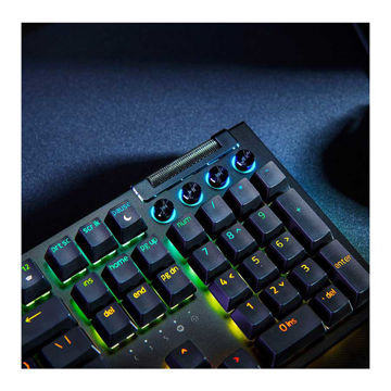 کیبورد گیمینگ باسیم ریزر BLACKWIDOW V4 lGREEN S US LAYOUT WLS