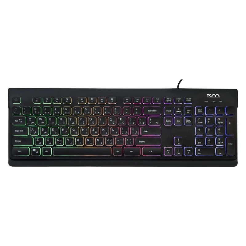 کیبورد گیمینگ تسکو باسیم مشکی GK-8031