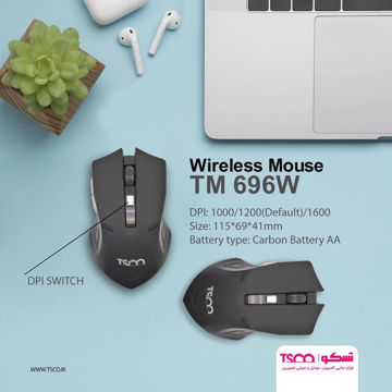 ماوس تسکوبی سیم TM 696W